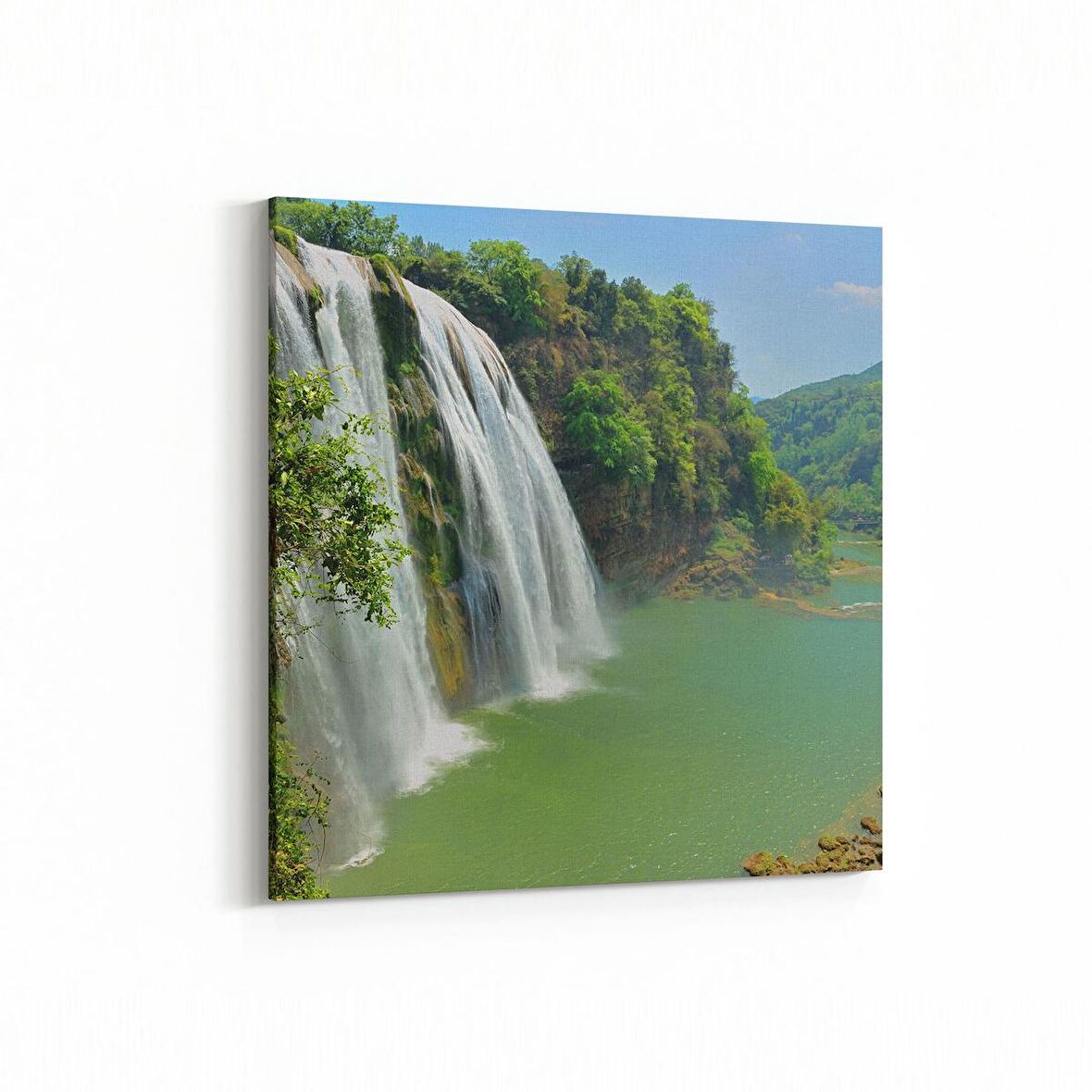 Olla 13592K Doğa / Manzara Görseli Kare Kanvas Tablo (Ölçü: 25X25)