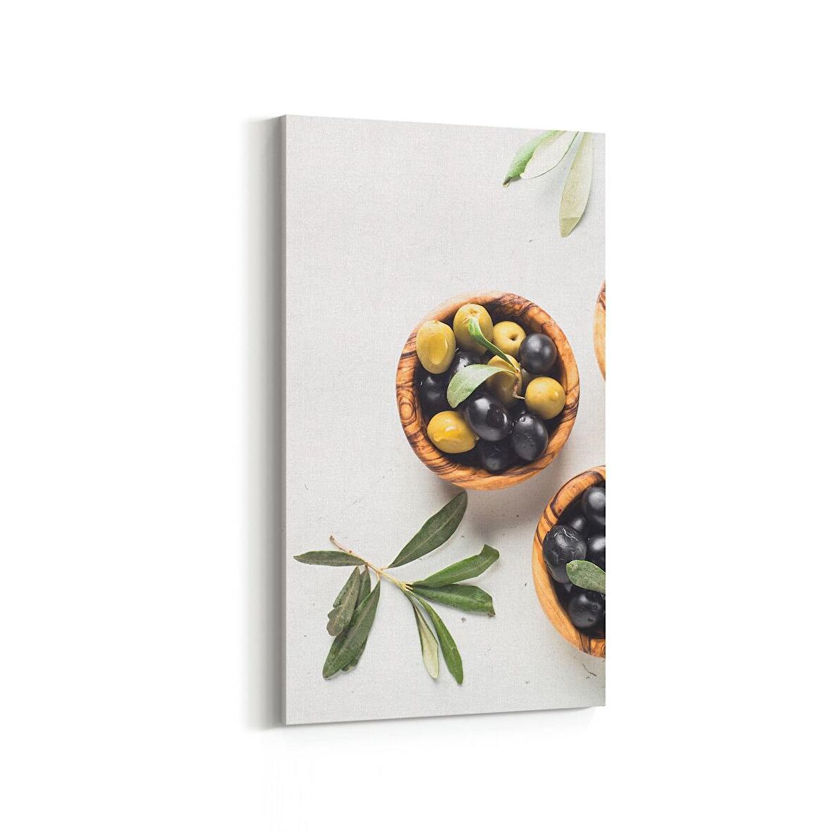 Olla 15266DD Gıda Görseli Dikey Dar Kanvas Tablo (Ölçü: 40X80)
