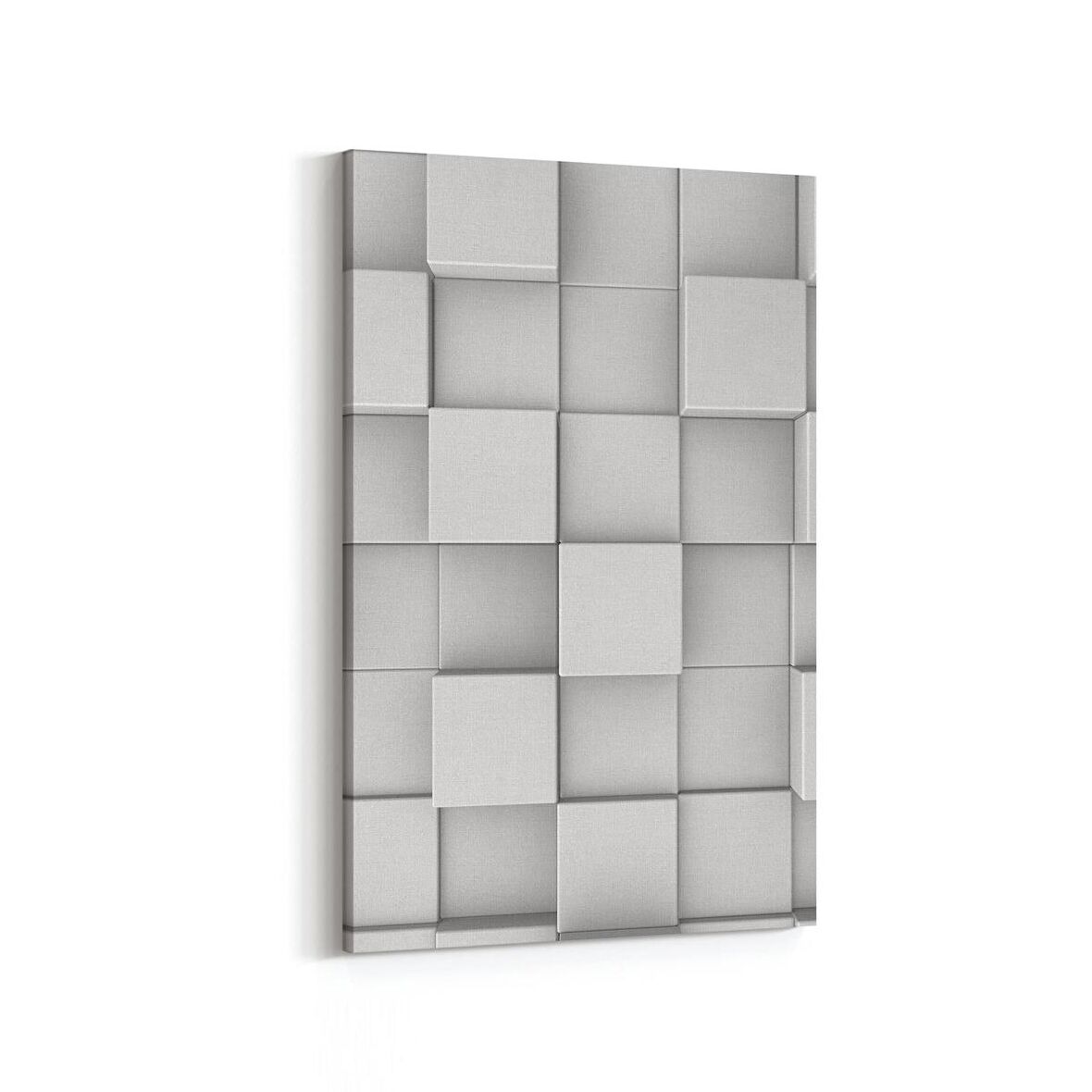 Olla 10021D Abstract 3 Boyut Görsel Dikey Kanvas Tablo (Ölçü: 60X90)