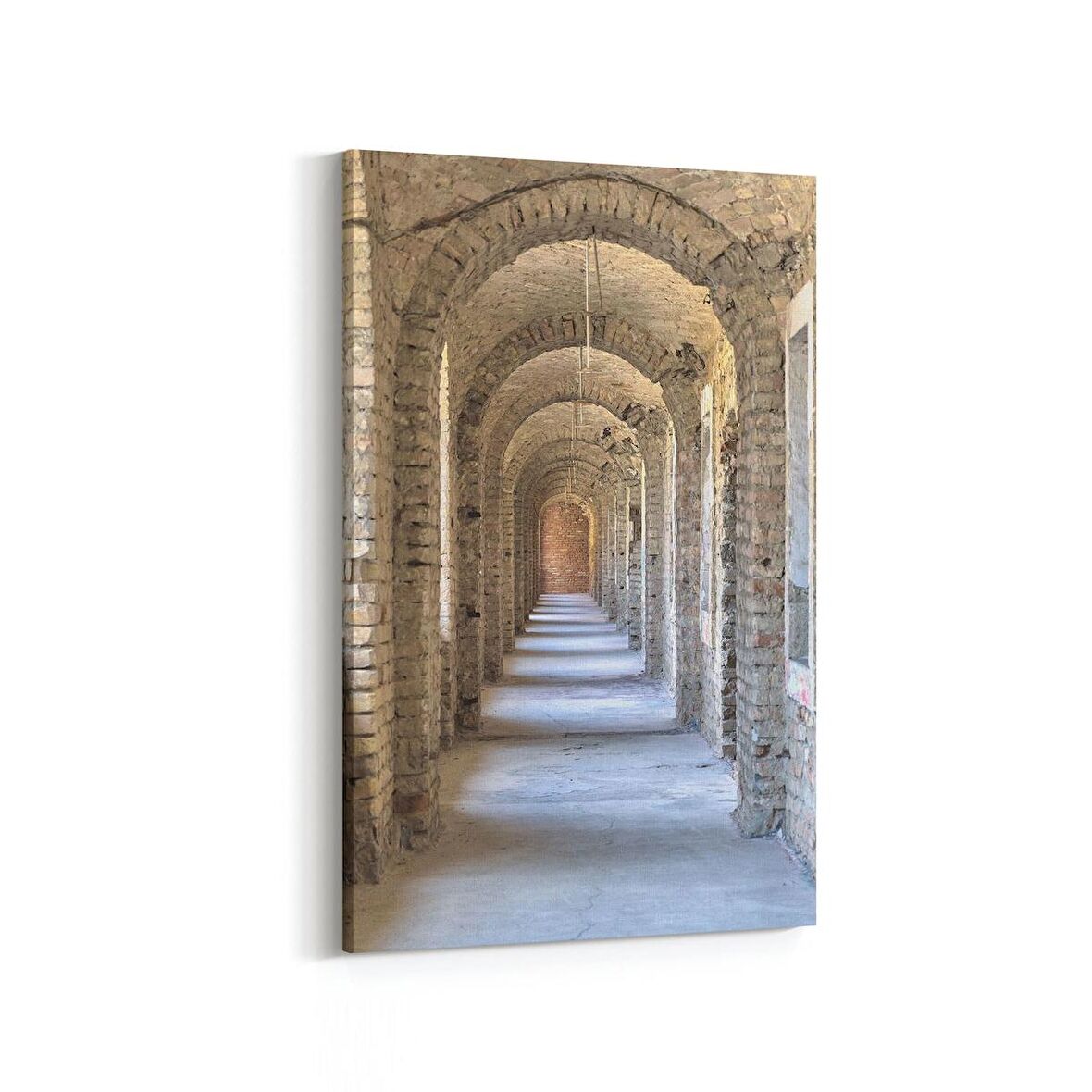 Olla 18442D Yapı Görseli Dikey Kanvas Tablo (Ölçü: 80X120)