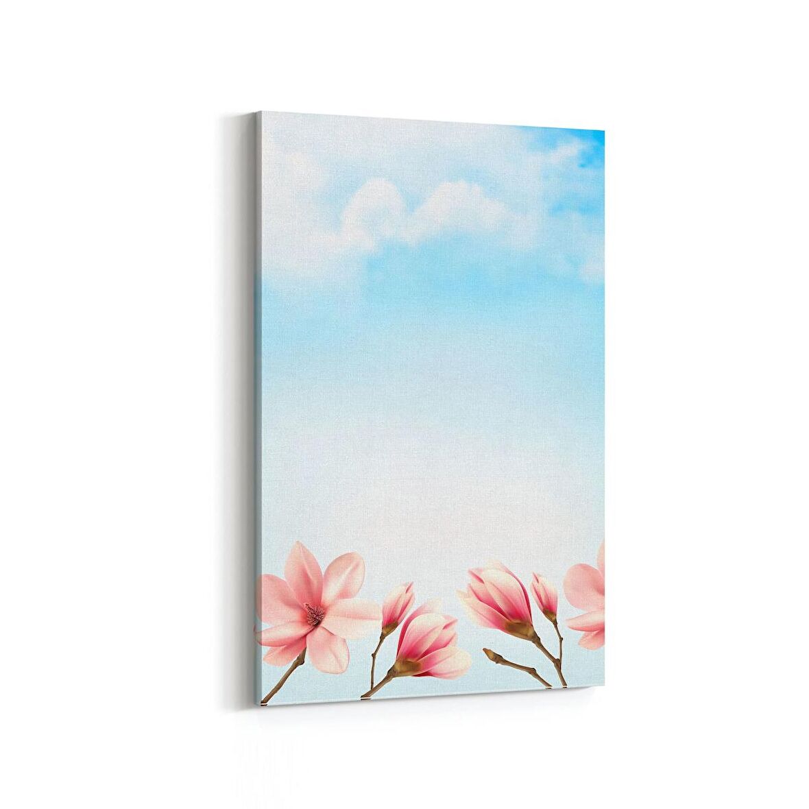 Olla 10936D Ağaç Görseli Dikey Kanvas Tablo (Ölçü: 20X30)