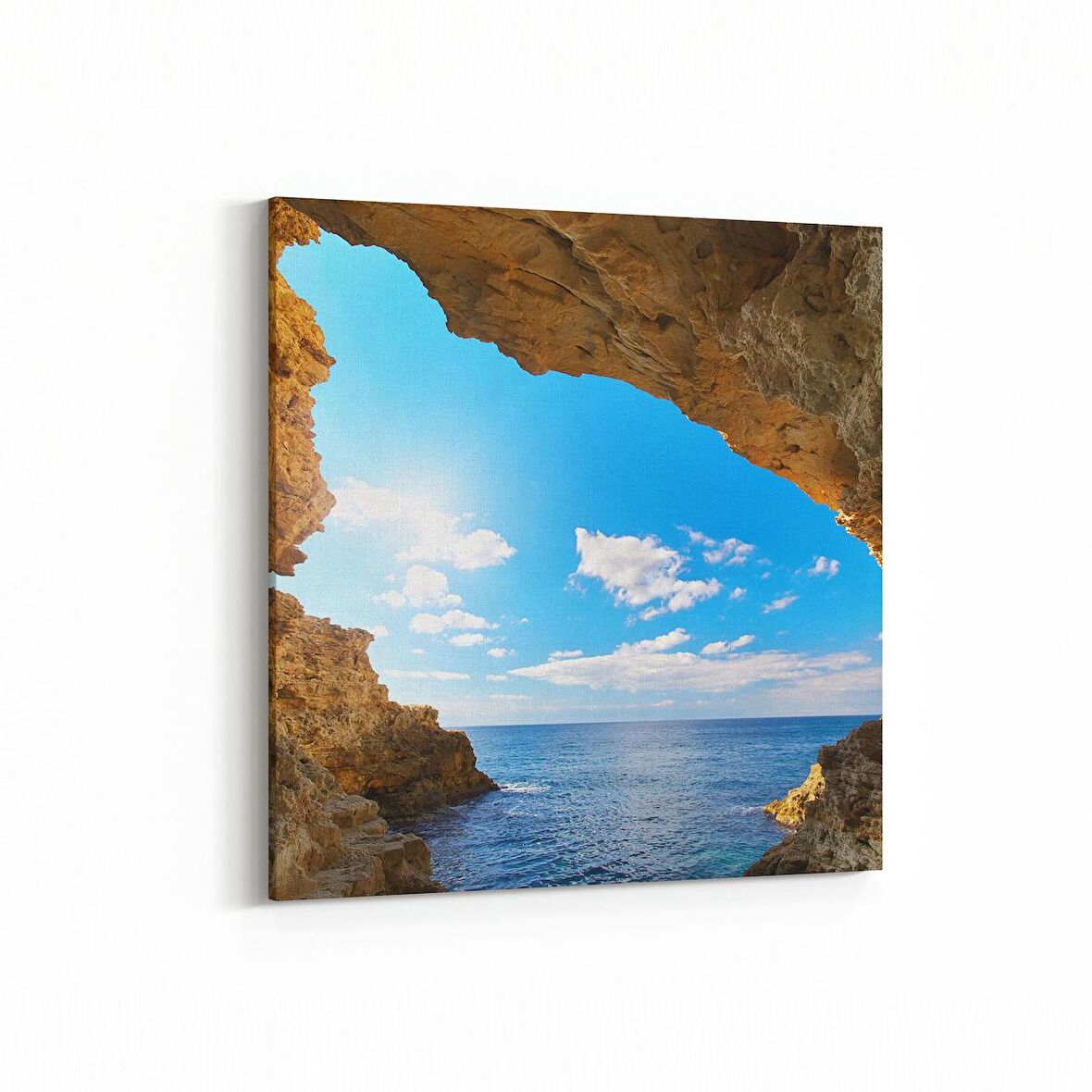 Olla 13282K Doğa / Manzara Görseli Kare Kanvas Tablo (Ölçü: 25X25)