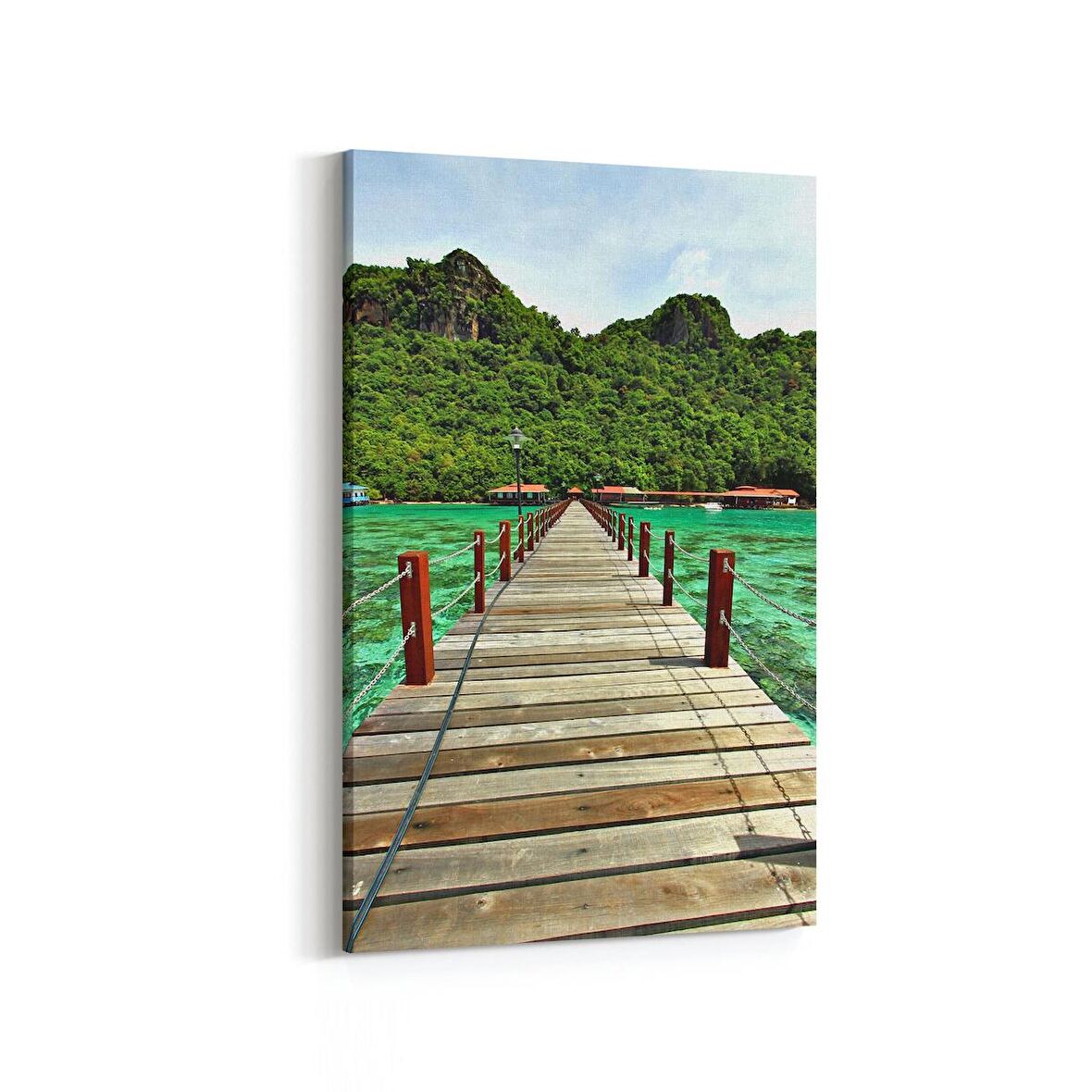 Olla 13784D Doğa / Manzara Görseli Dikey Kanvas Tablo (Ölçü: 20X30)