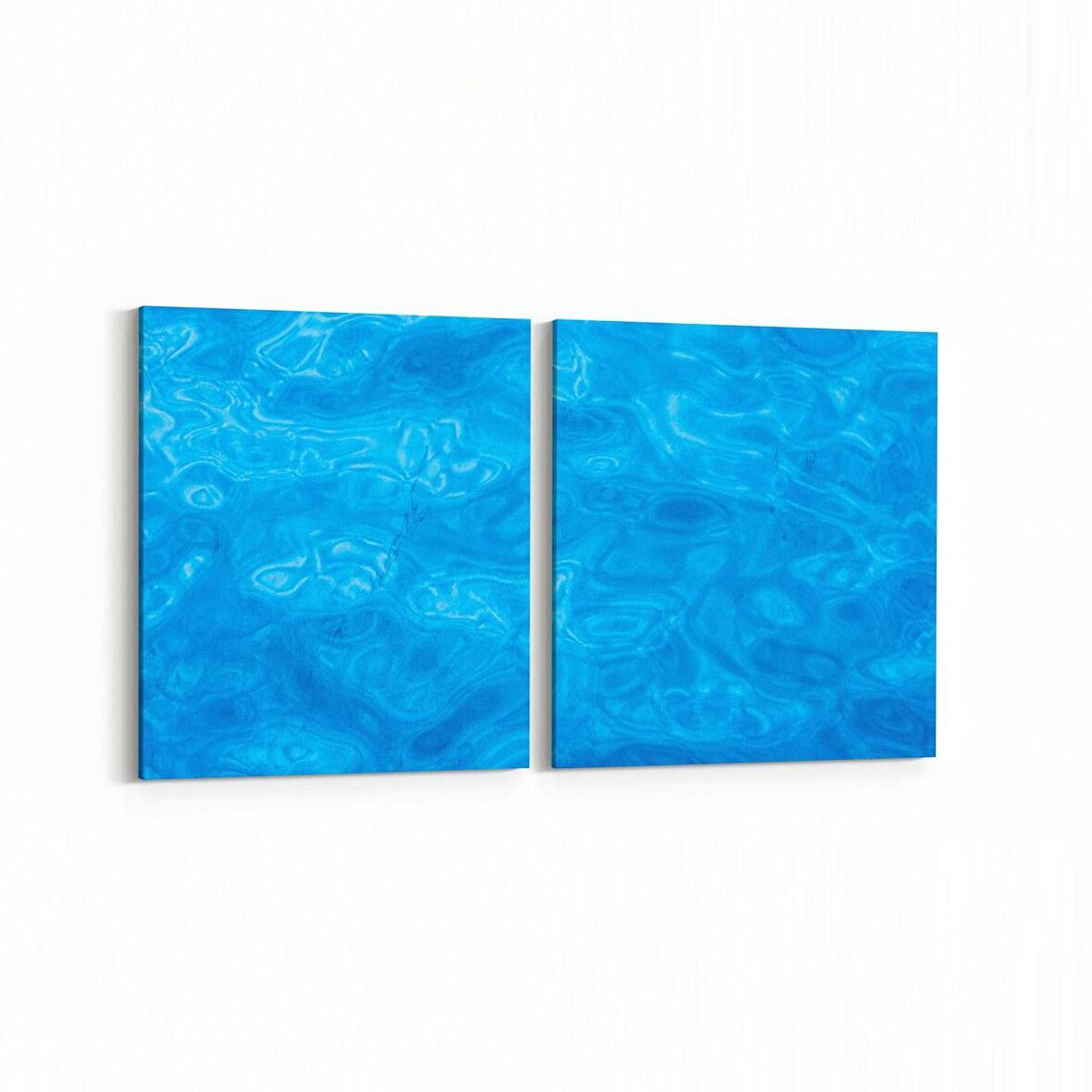 Olla 13006K2Y Deniz / Okyanus Görseli Kare 2'li Yatay Kanvas Tablo (Ölçü: 65X30)