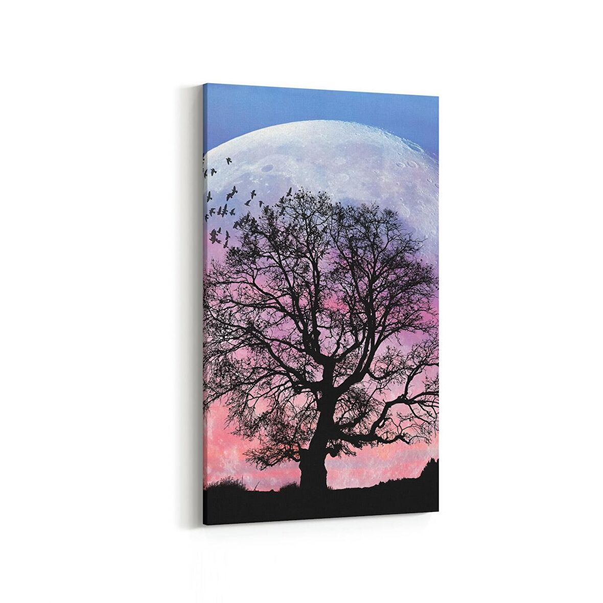 Olla 14159DD Doğa / Manzara Görseli Dikey Dar Kanvas Tablo (Ölçü: 30X60)