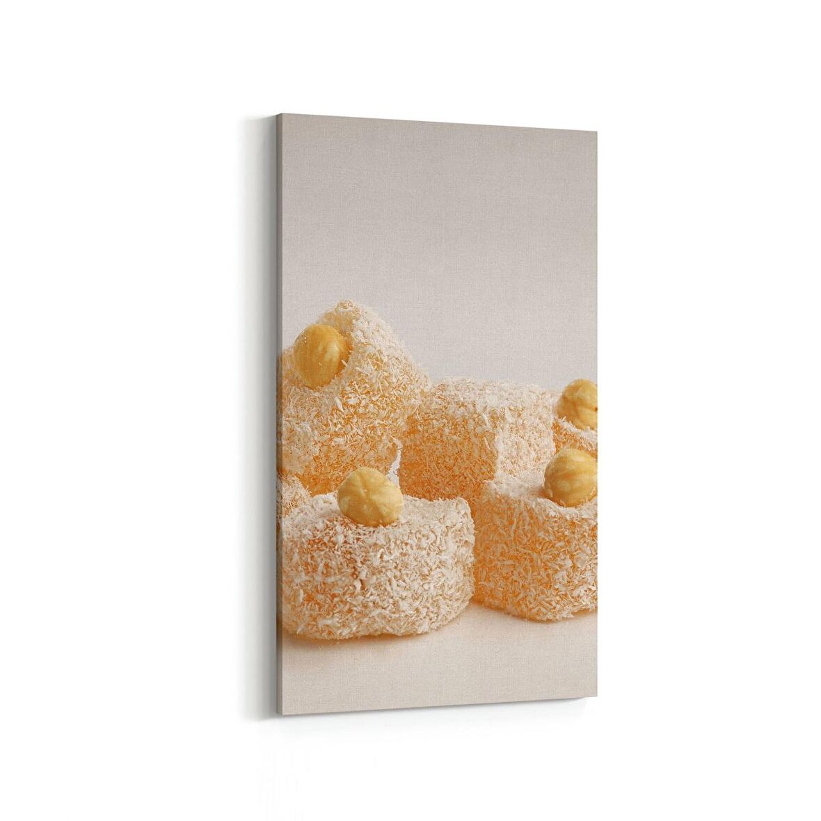 Olla 15257DD Gıda Görseli Dikey Dar Kanvas Tablo (Ölçü: 30X60)