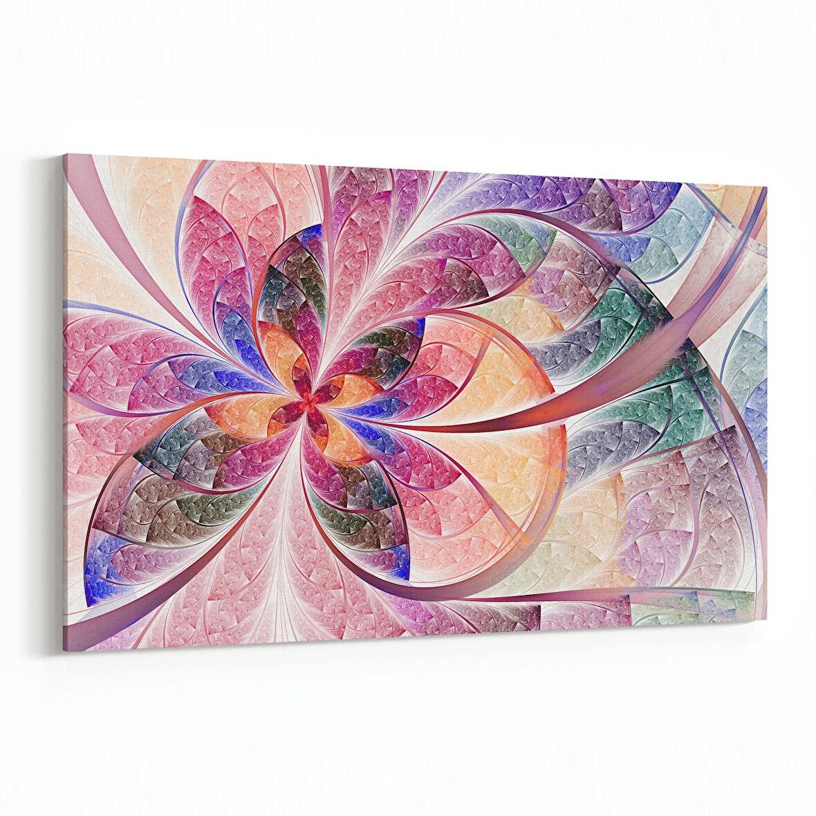 Olla 10155Y Abstract Görsel Yatay Kanvas Tablo (Ölçü: 70X50)