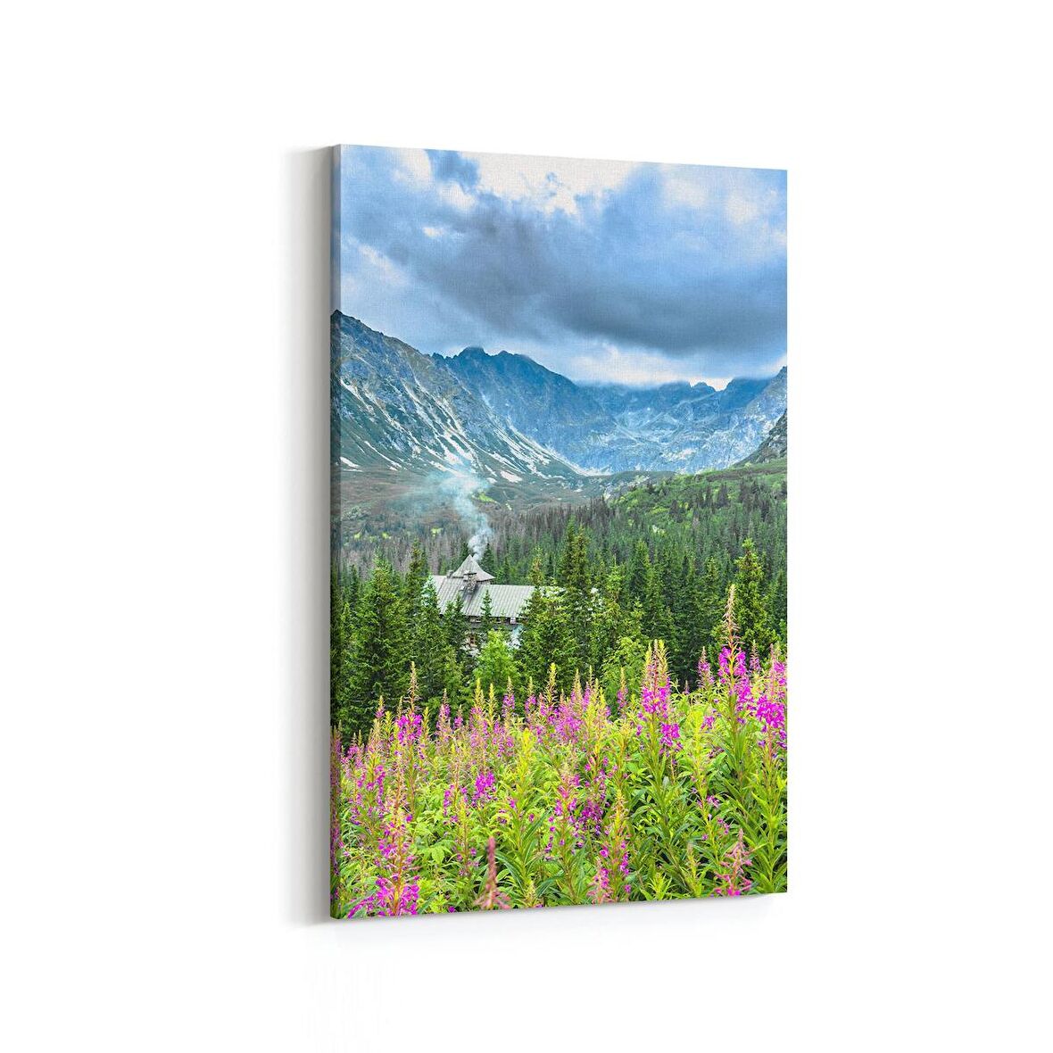 Olla 14360D Doğa / Manzara Görseli Dikey Kanvas Tablo (Ölçü: 20X30)