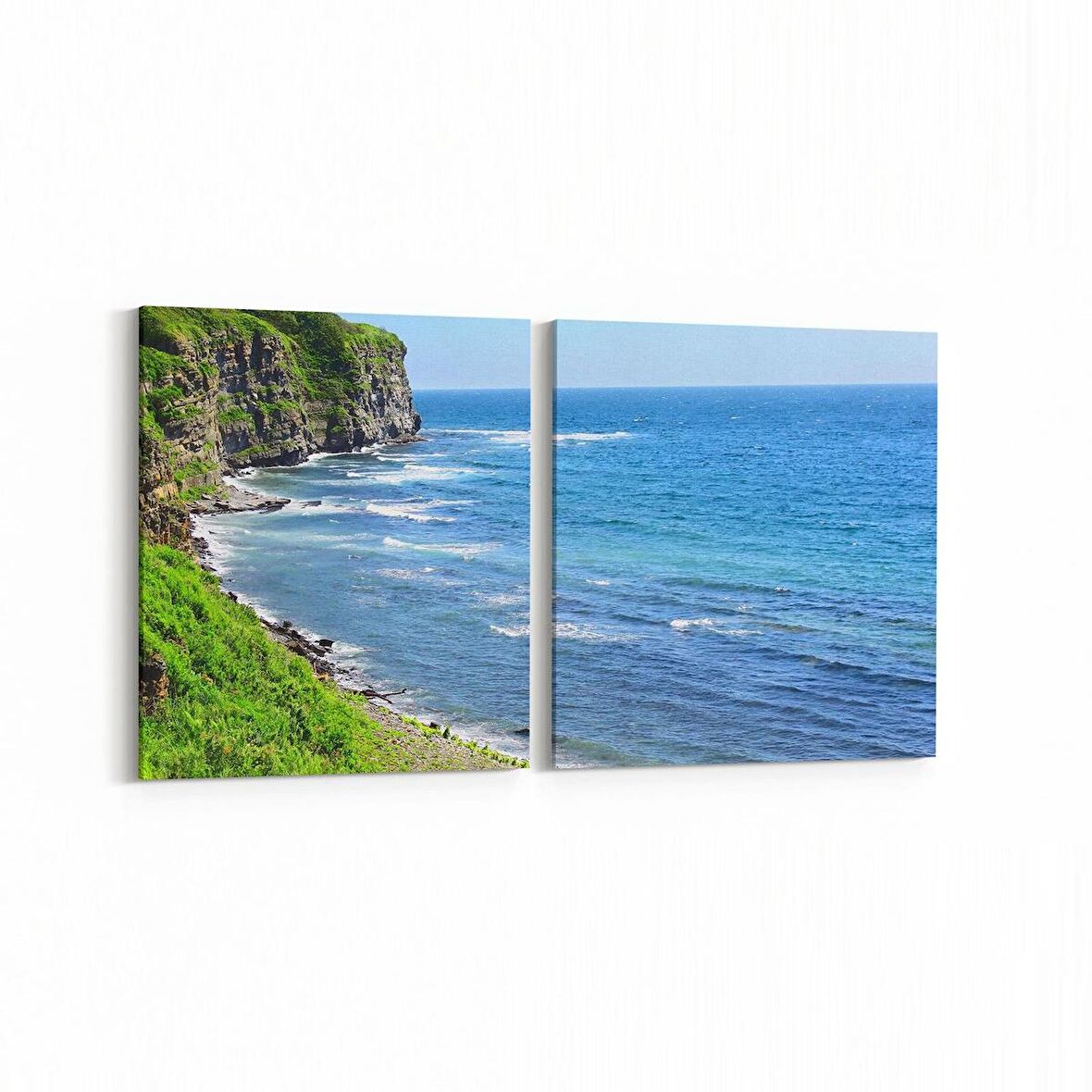 Olla 14011K2Y Doğa / Manzara Görseli Kare 2'li Yatay Kanvas Tablo (Ölçü: 105X50)