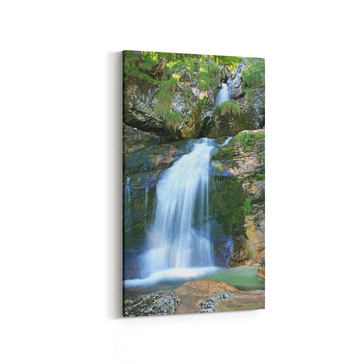 Olla 13232DD Doğa / Manzara Görseli Dikey Dar Kanvas Tablo (Ölçü: 30X60)