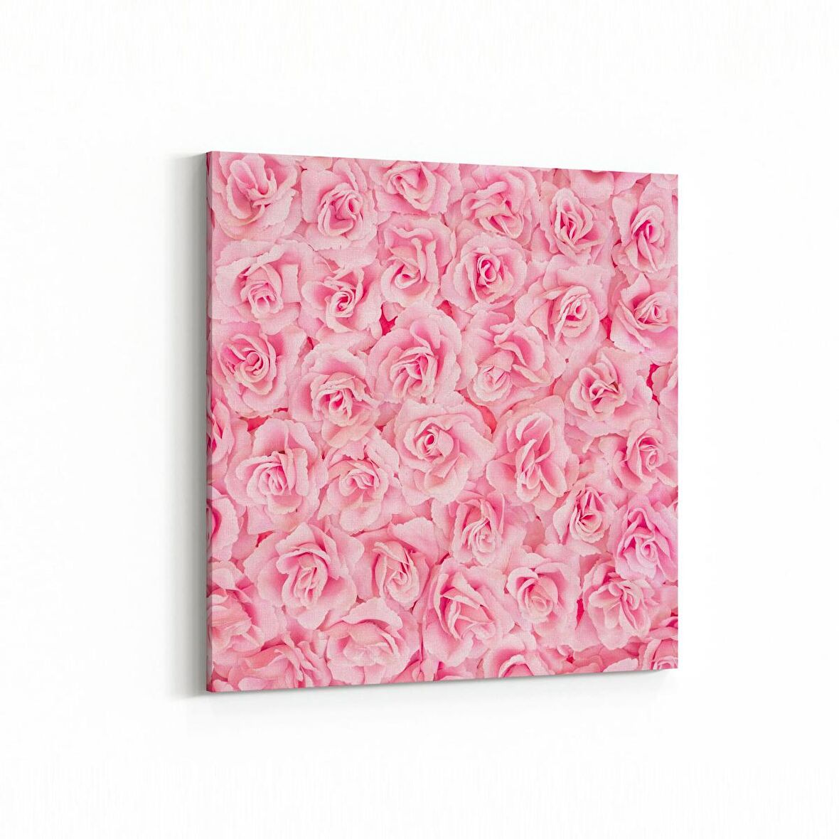 Olla 11628K Çiçek Görseli Kare Kanvas Tablo (Ölçü: 25X25)