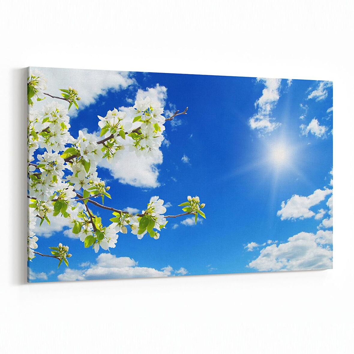 Olla 10586Y Ağaç Görseli Yatay Kanvas Tablo (Ölçü: 90X60)