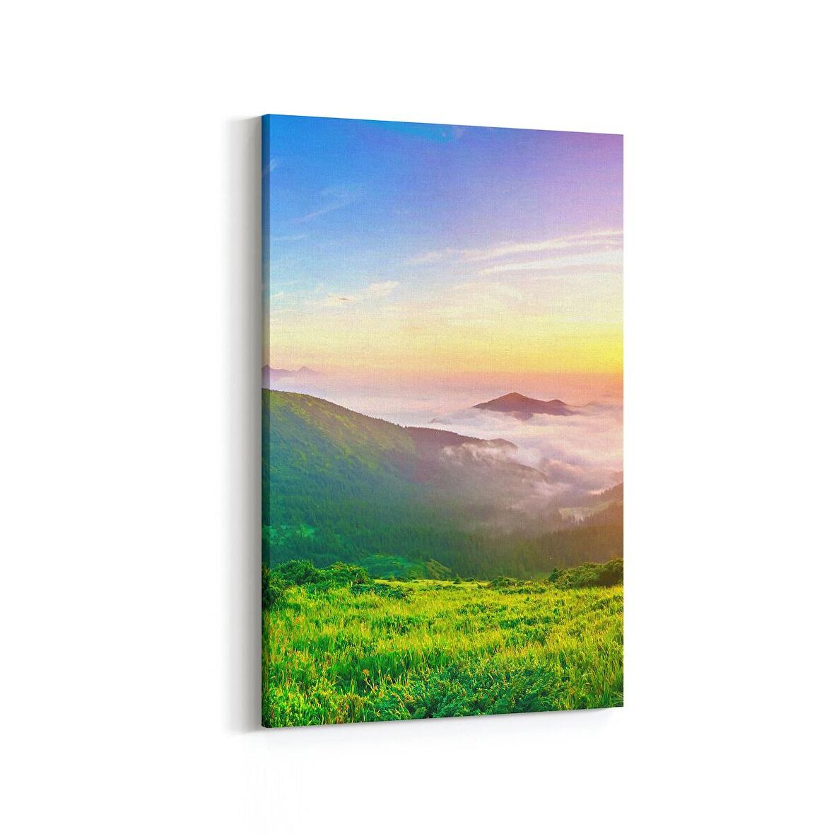 Olla 13173D Doğa / Manzara Görseli Dikey Kanvas Tablo (Ölçü: 100X150)