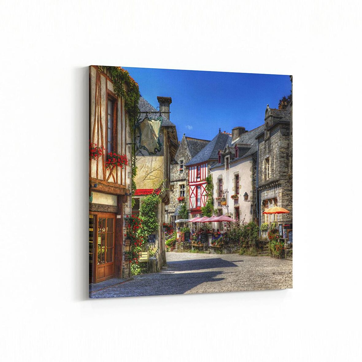 Olla 18408K4 Yapı Görseli Kare 4'lü Kanvas Tablo (Ölçü: 65X65)