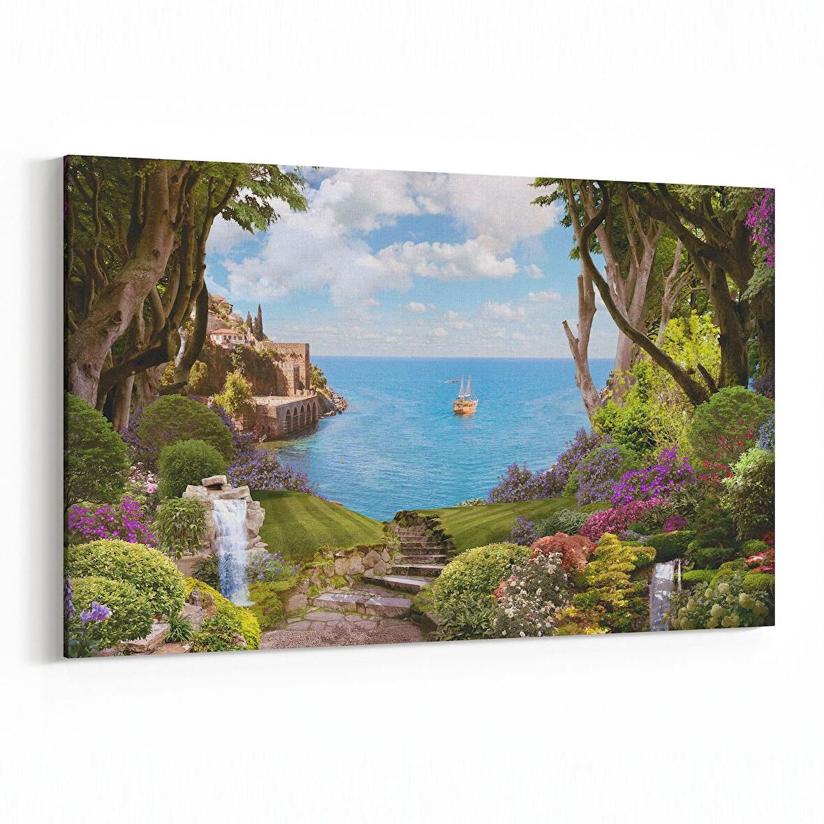 Olla 13480Y Doğa / Manzara Görseli Yatay Kanvas Tablo (Ölçü: 70X50)