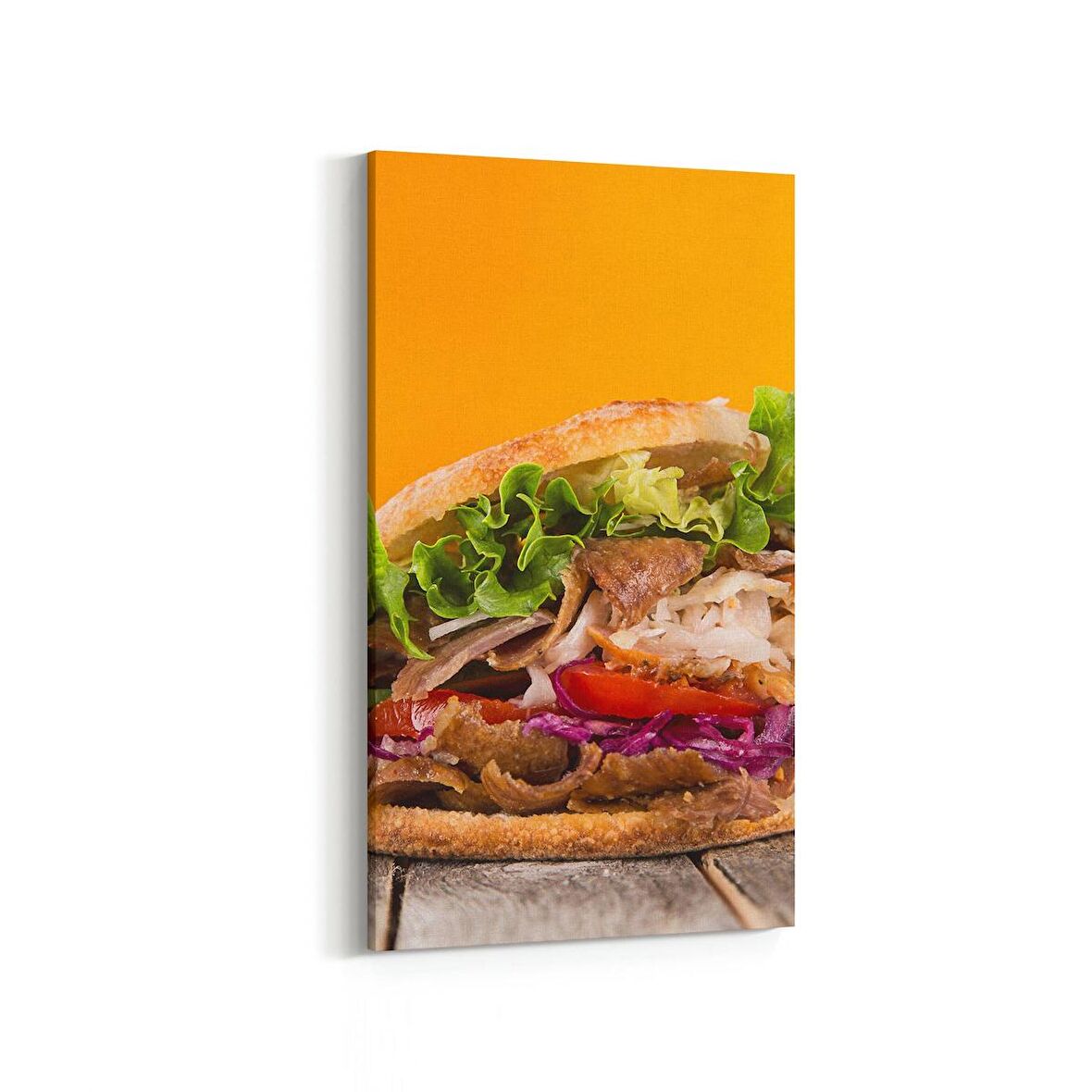 Olla 15228DD Gıda Görseli Dikey Dar Kanvas Tablo (Ölçü: 30X60)