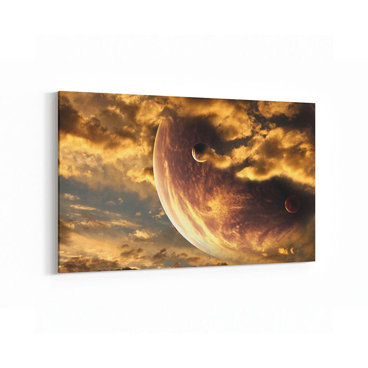 Olla 17641Y Uzay Görseli Yatay Kanvas Tablo (Ölçü: 150X100)