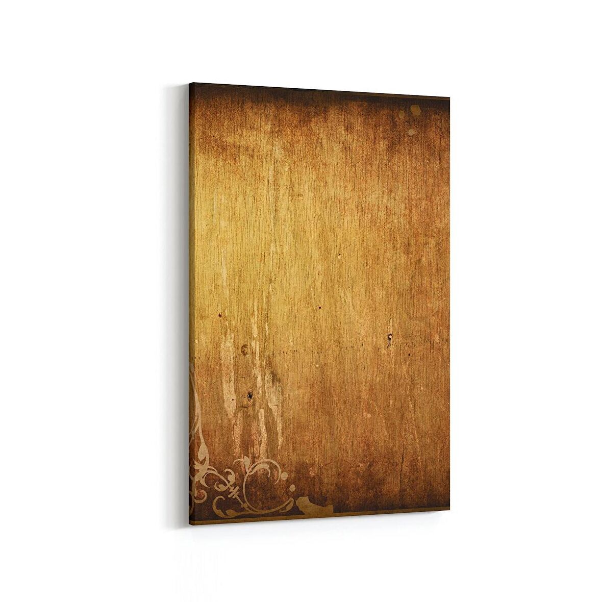 Olla 11986D Ahşap Desen Görseli Dikey Kanvas Tablo (Ölçü: 60X90)