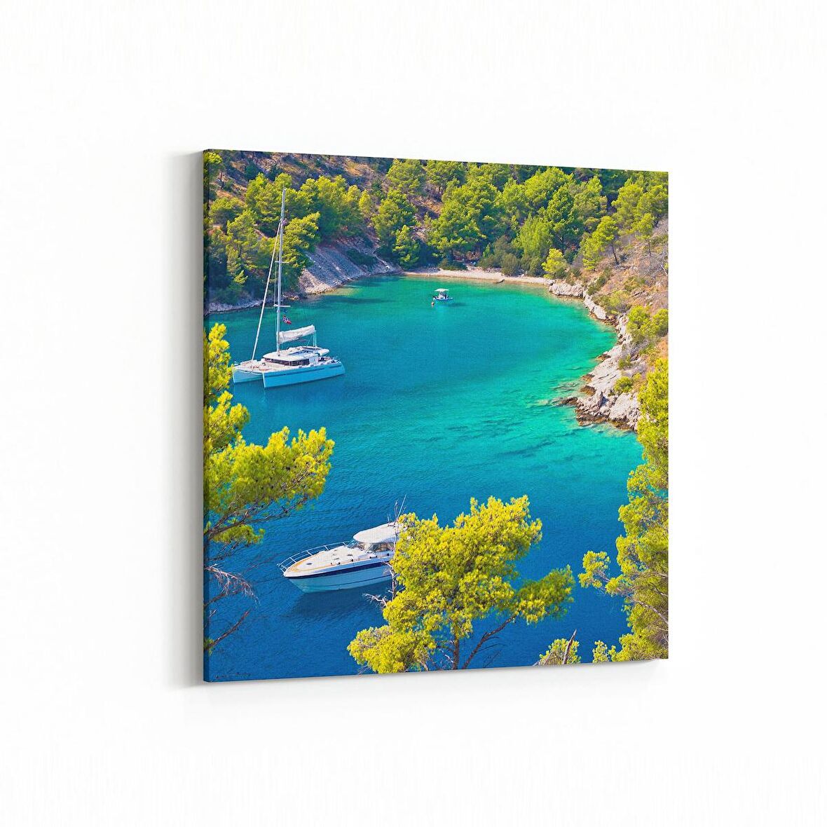 Olla 14270K Doğa / Manzara Görseli Kare Kanvas Tablo (Ölçü: 100X100)