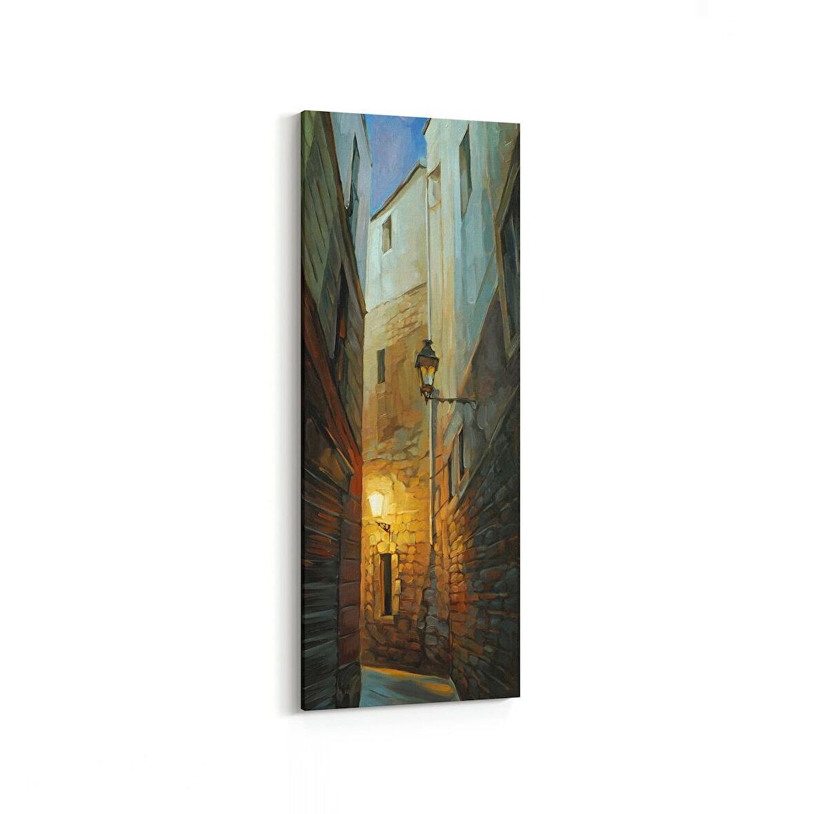 Olla 17987DI Yapı Görseli Dikey İnce Kanvas Tablo (Ölçü: 30X90)