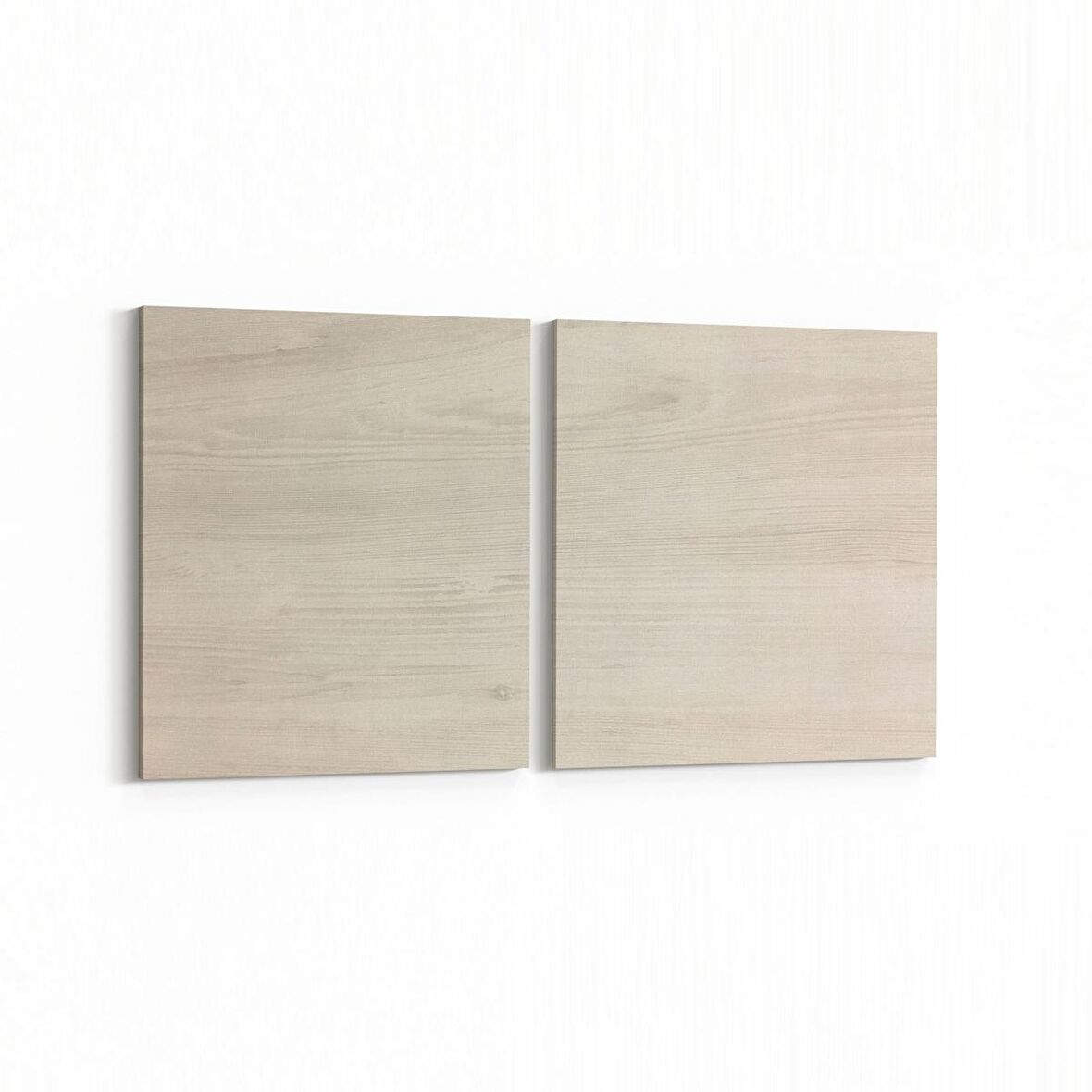 Olla 12040K2Y Ahşap Desen Görseli Kare 2'li Yatay Kanvas Tablo (Ölçü: 145X70)