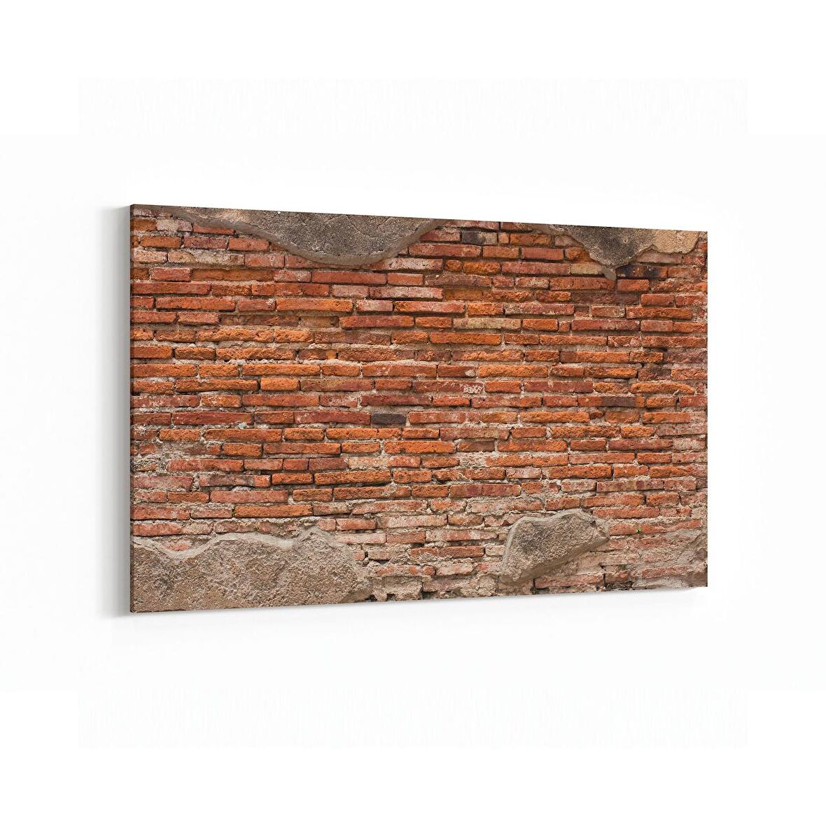 Olla 17434Y Taş / Tuğla Görseli Yatay Kanvas Tablo (Ölçü: 70X50)