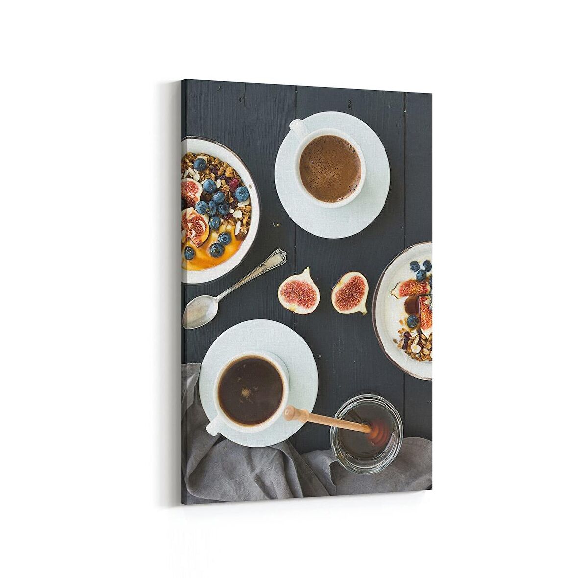Olla 15162D Gıda Görseli Dikey Kanvas Tablo (Ölçü: 60X90)