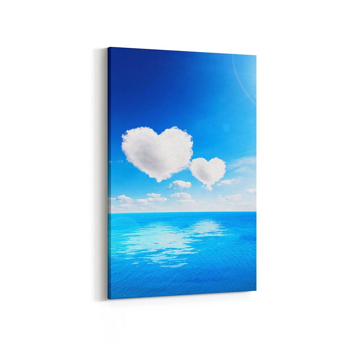 Olla 16394D Kumsal / Sahil Görseli Dikey Kanvas Tablo (Ölçü: 60X90)