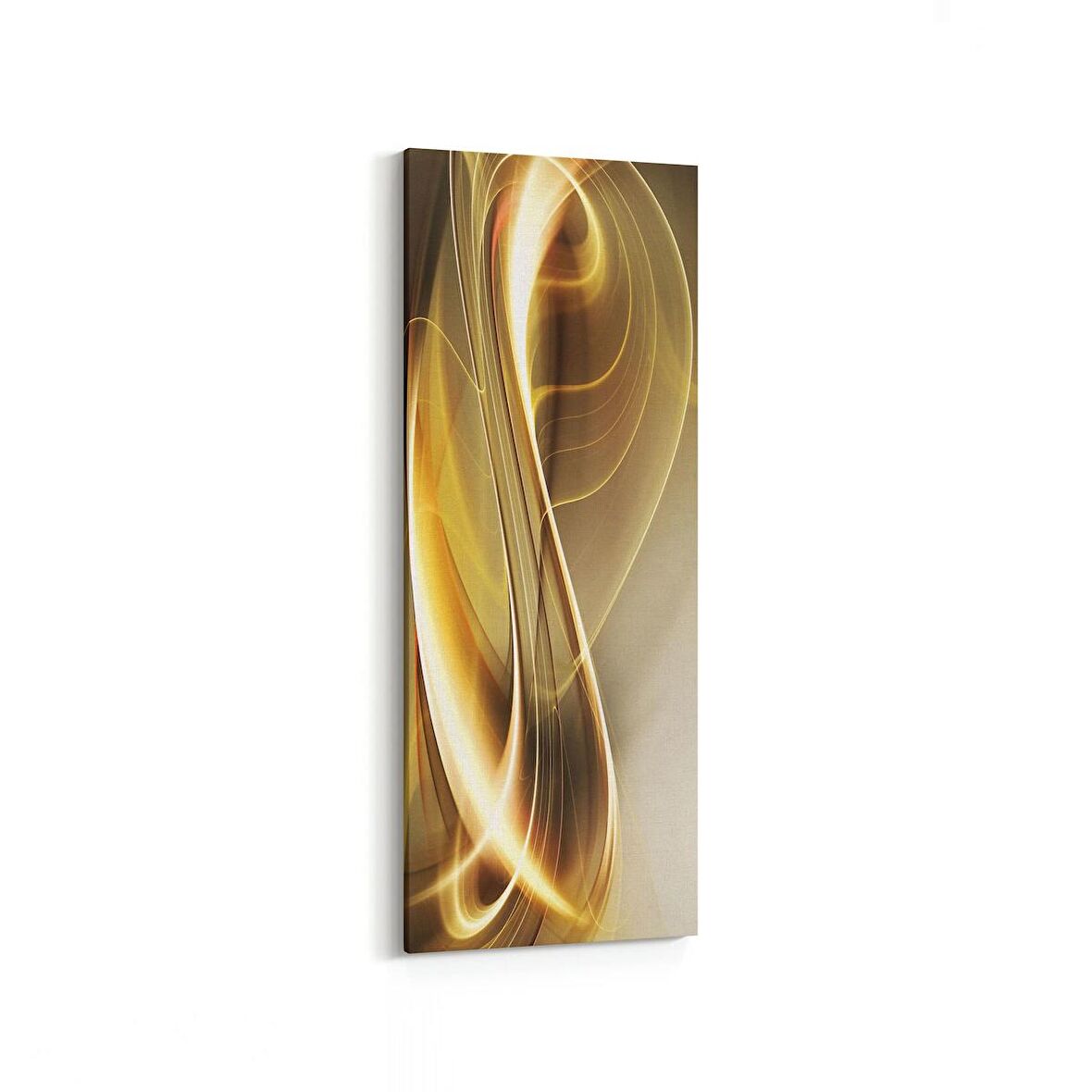Olla 10095DI Abstract Görsel Dikey İnce Kanvas Tablo (Ölçü: 40X120)
