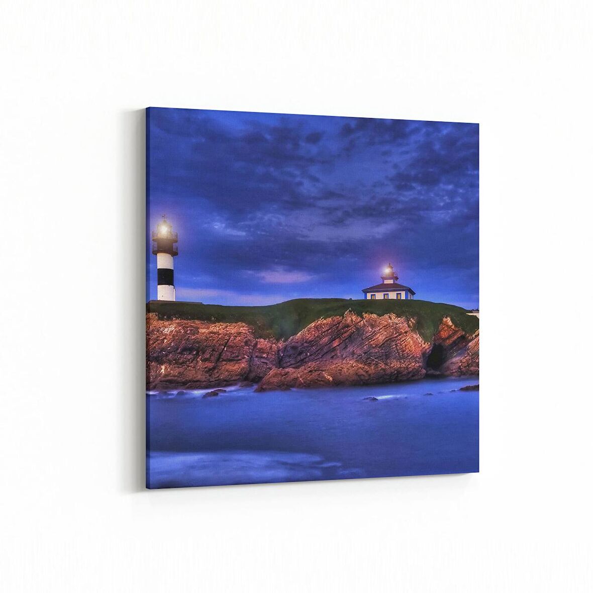 Olla 18652K4 Yapı Görseli Kare 4'lü Kanvas Tablo (Ölçü: 65X65)