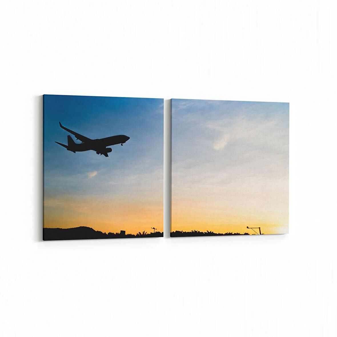 Olla 12342K2Y Araç Görseli Kare 2'li Yatay Kanvas Tablo (Ölçü: 65X30)