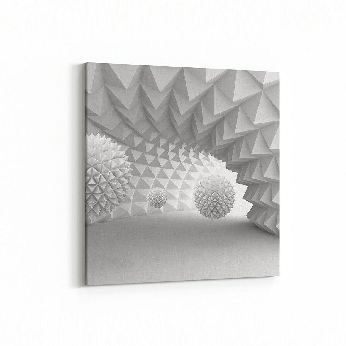 Olla 10429K Abstract Tünel Görsel Kare Kanvas Tablo (Ölçü: 30X30)