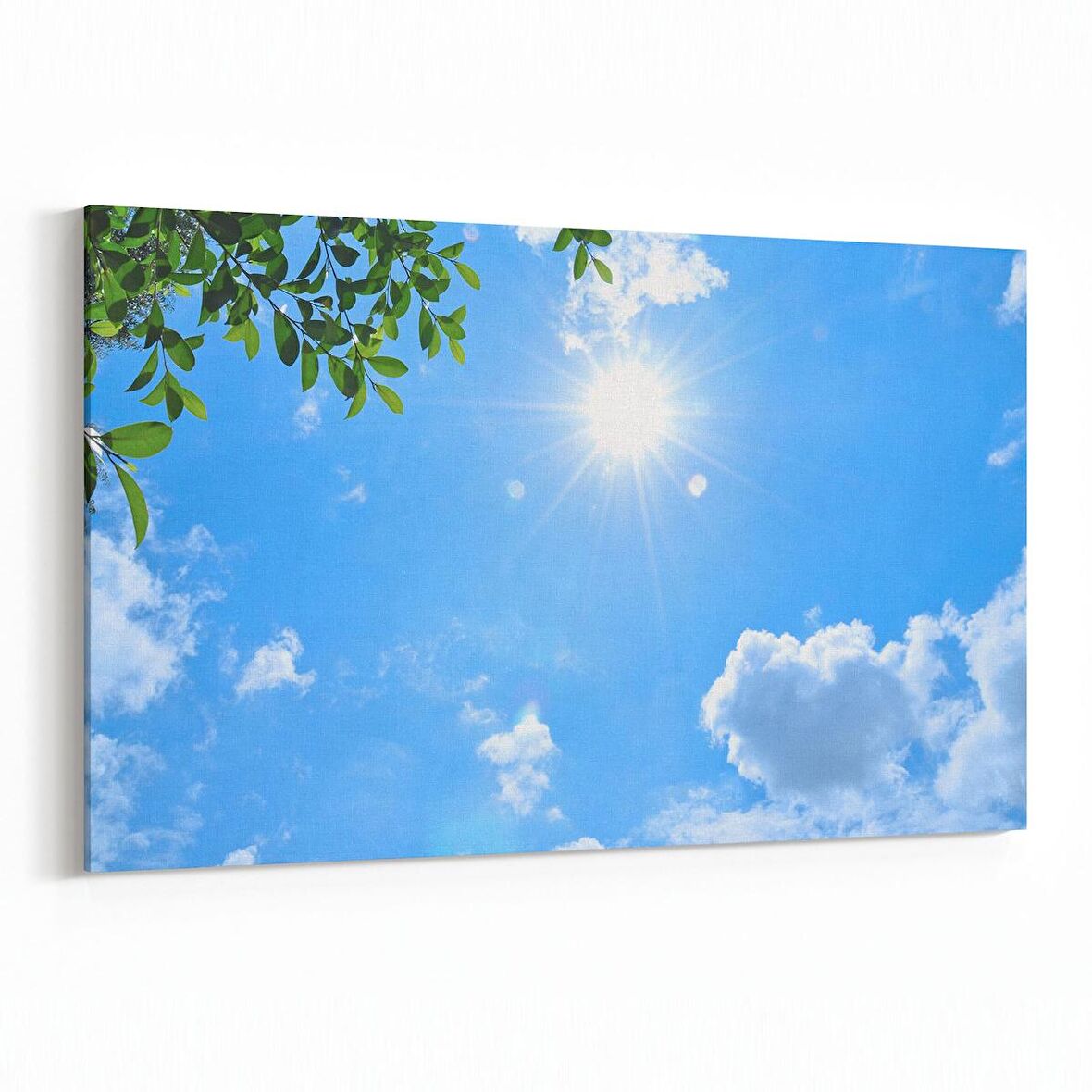 Olla 10783Y Ağaç Görseli Yatay Kanvas Tablo (Ölçü: 45X30)