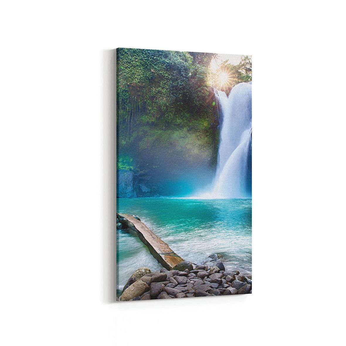 Olla 14082DD Doğa / Manzara Görseli Dikey Dar Kanvas Tablo (Ölçü: 60X120)