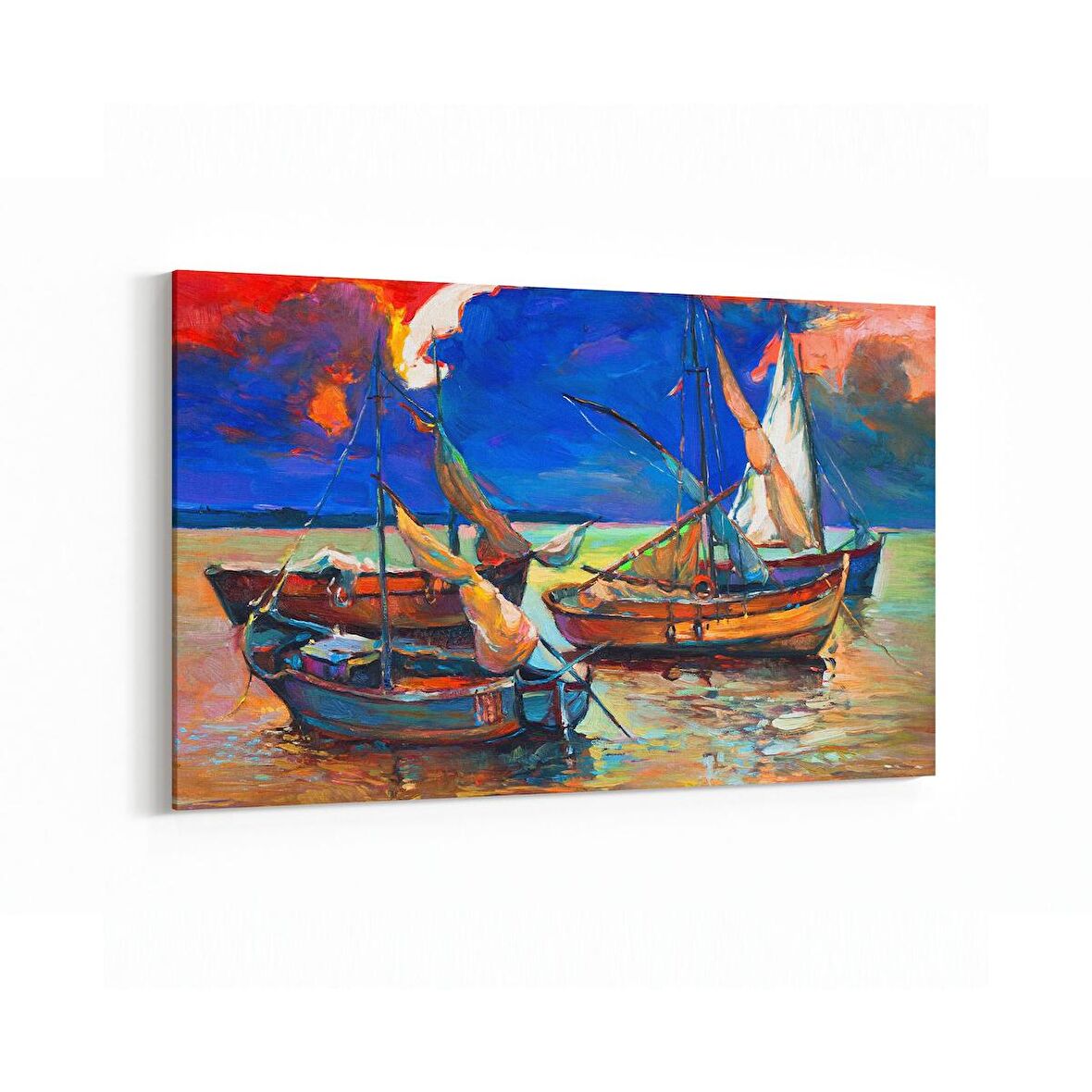 Olla 17739Y Yağlı Boya Görseli Yatay Kanvas Tablo (Ölçü: 90X60)