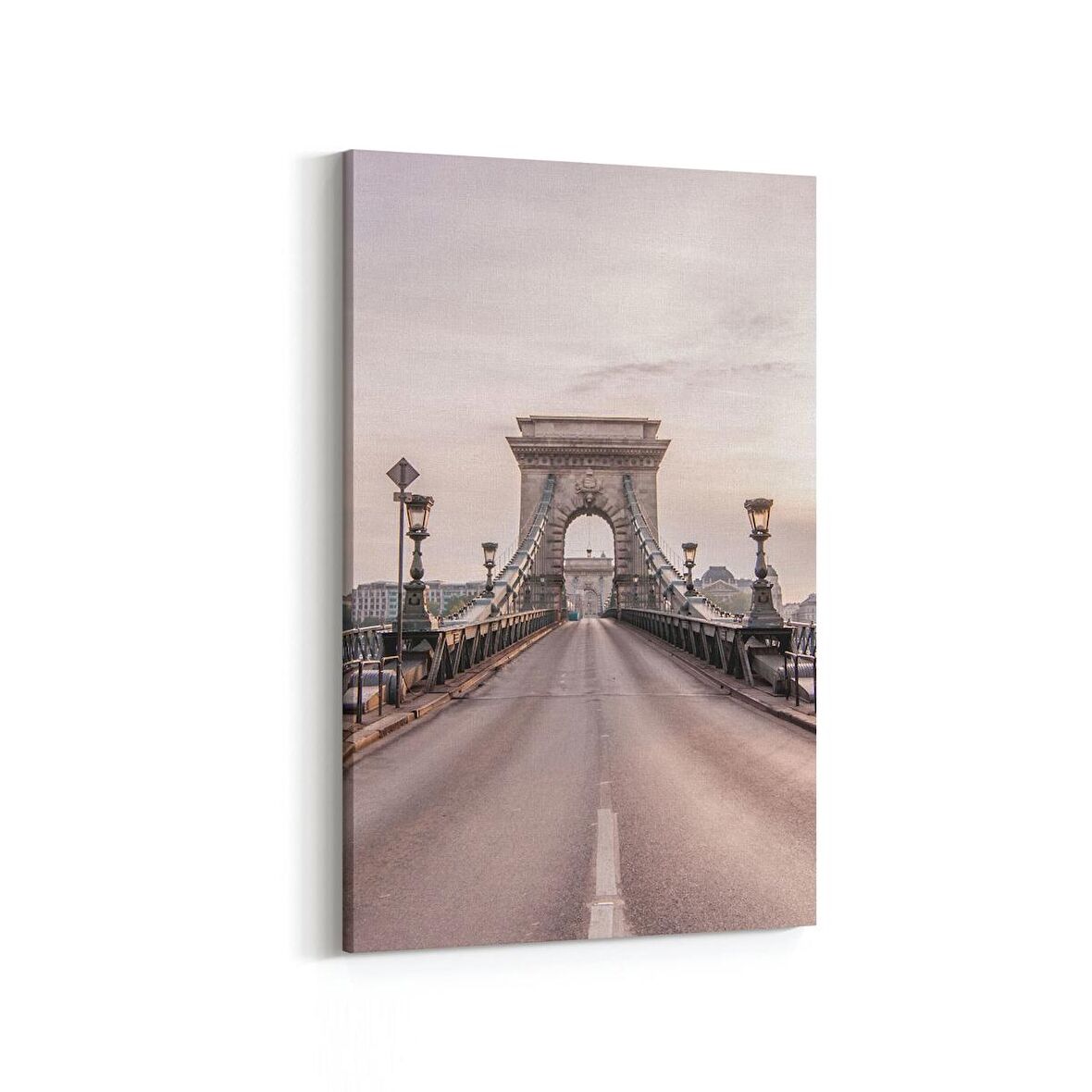 Olla 18077D Yapı Görseli Dikey Kanvas Tablo (Ölçü: 100X150)