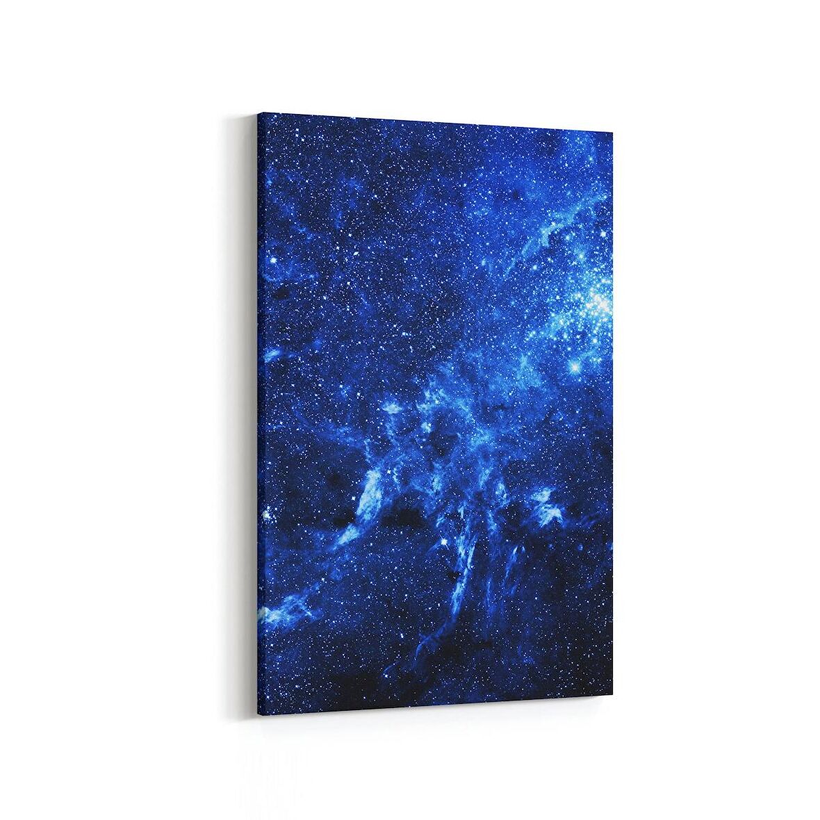 Olla 14692D Gece Gökyüzü Görseli Dikey Kanvas Tablo (Ölçü: 100X150)