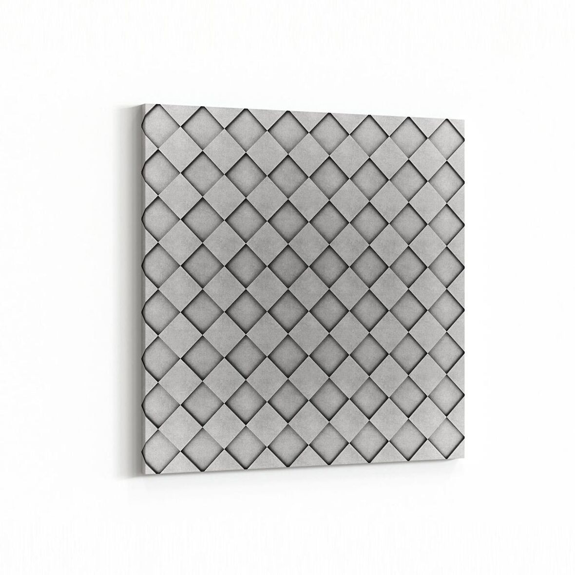 Olla 12456K Beton Görseli Kare Kanvas Tablo (Ölçü: 25X25)