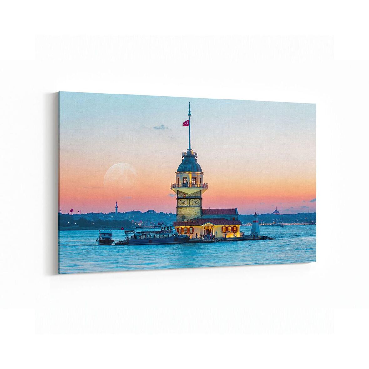 Olla 18084Y Yapı Görseli Yatay Kanvas Tablo (Ölçü: 30X20)