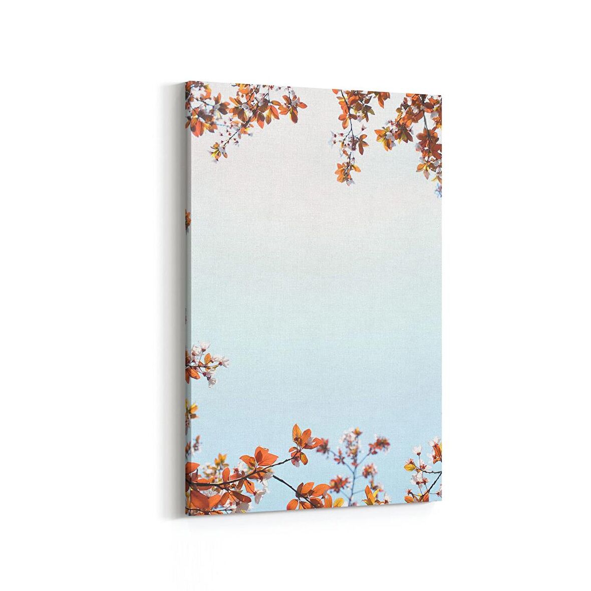 Olla 10611D Ağaç Görseli Dikey Kanvas Tablo (Ölçü: 100X150)