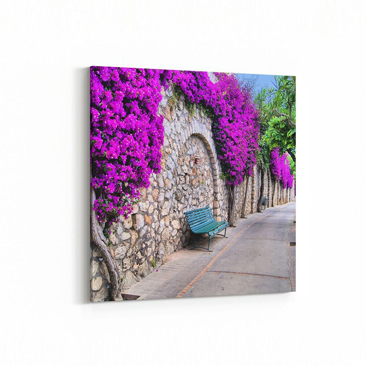 Olla 18089K Yapı Görseli Kare Kanvas Tablo (Ölçü: 60X60)