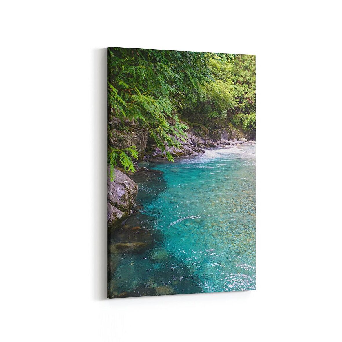 Olla 14436D Doğa / Manzara Görseli Dikey Kanvas Tablo (Ölçü: 80X120)