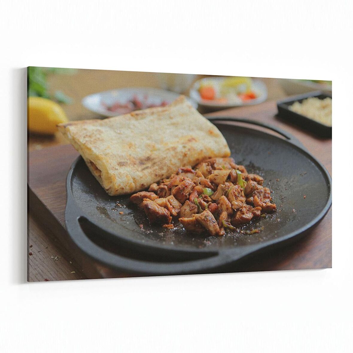 Olla 14998Y Gıda Görseli Yatay Kanvas Tablo (Ölçü: 90X60)