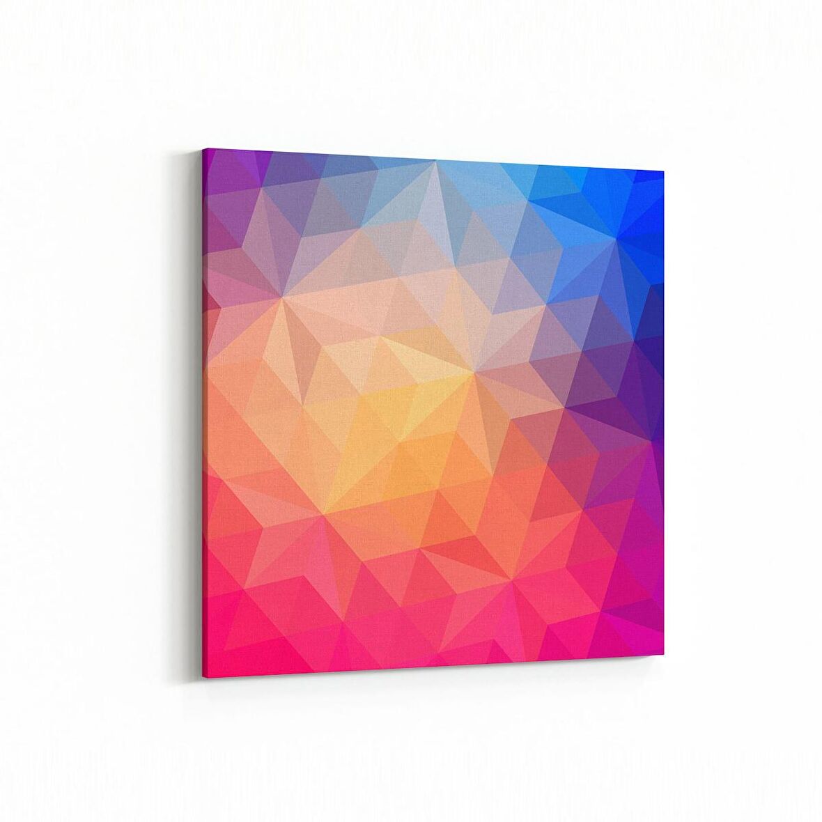 Olla 10317K Abstract Görsel Kare Kanvas Tablo (Ölçü: 25X25)