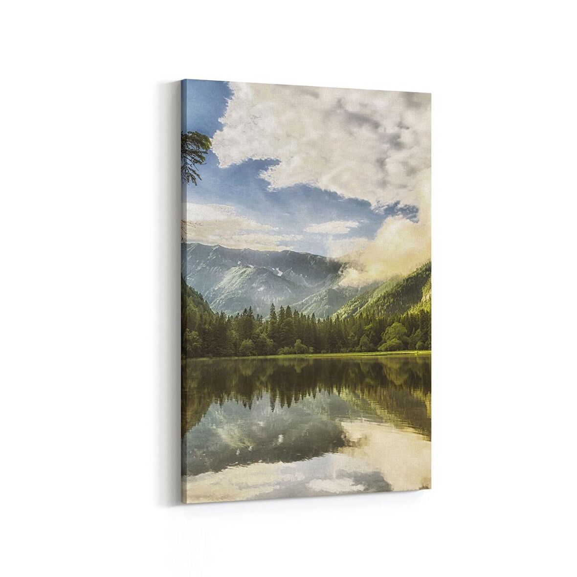 Olla 13467D Doğa / Manzara Görseli Dikey Kanvas Tablo (Ölçü: 60X90)