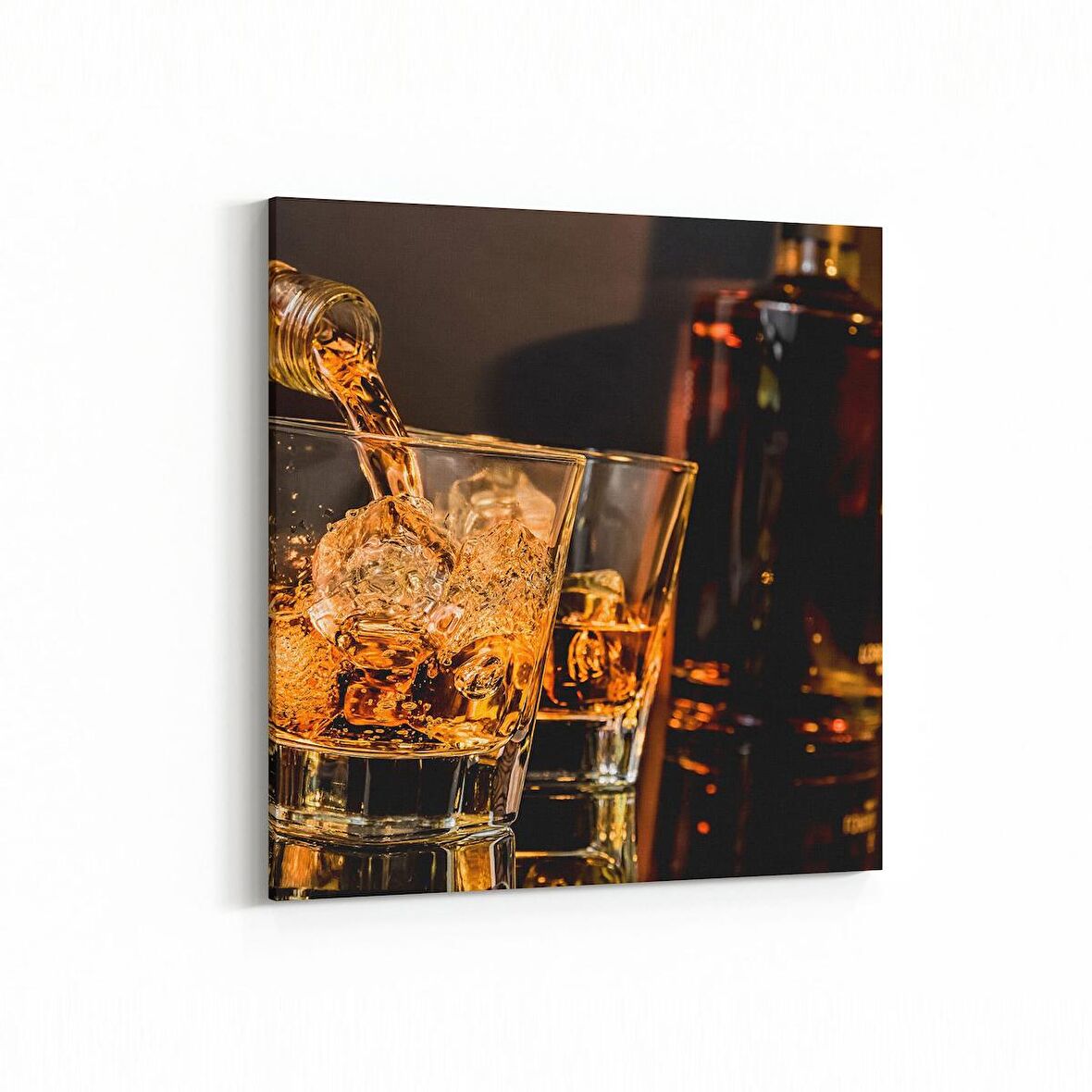 Olla 15154K Gıda Görseli Kare Kanvas Tablo (Ölçü: 60X60)