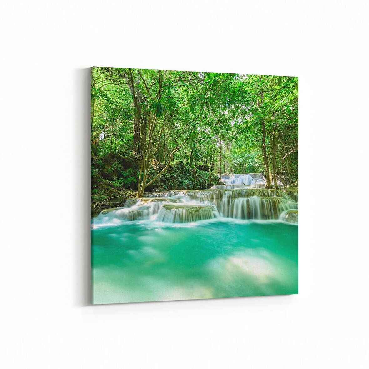 Olla 14184K Doğa / Manzara Görseli Kare Kanvas Tablo (Ölçü: 25X25)