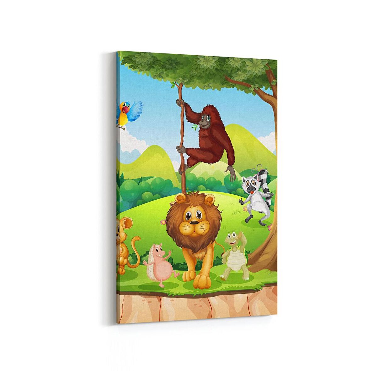 Olla 12716D Çocuk Odası Görseli Dikey Kanvas Tablo (Ölçü: 100X150)