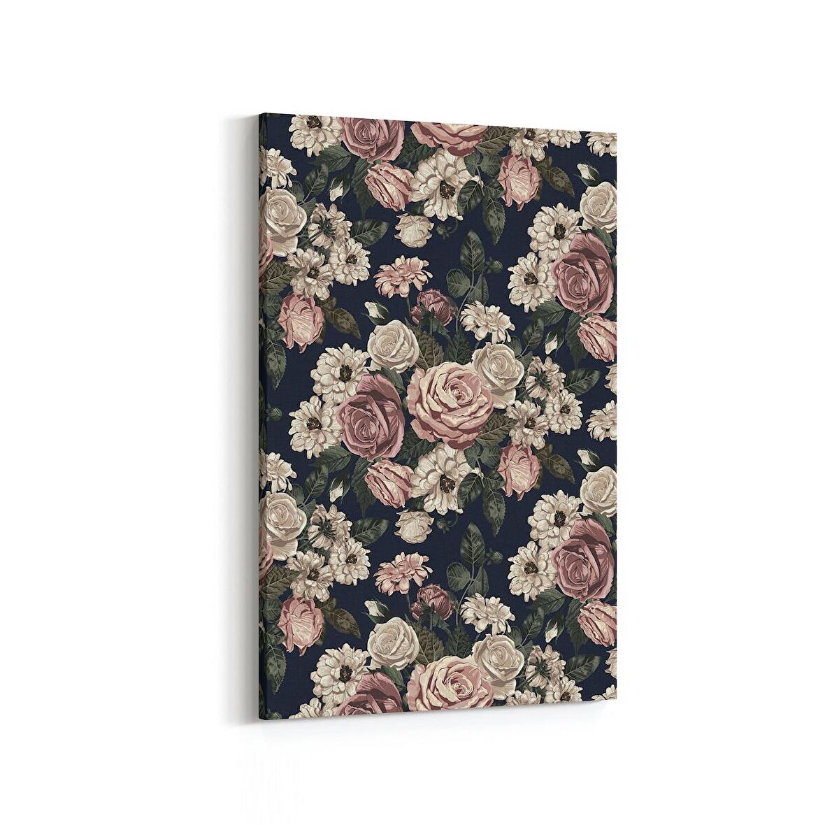 Olla 11773D Çiçek Görseli Dikey Kanvas Tablo (Ölçü: 20X30)