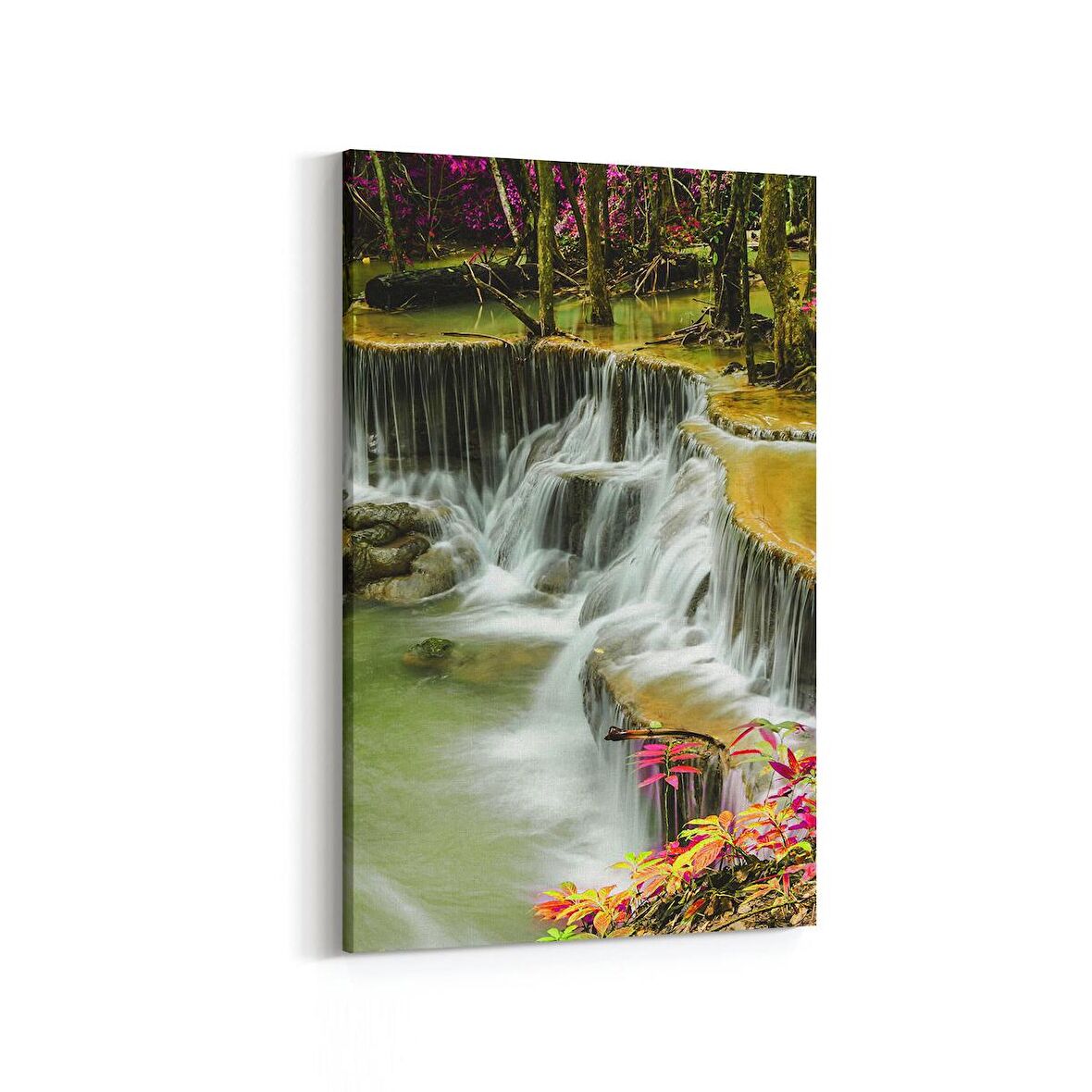 Olla 13747D Doğa / Manzara Görseli Dikey Kanvas Tablo (Ölçü: 60X90)
